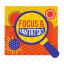 Focus Magnifier Concentration Icon