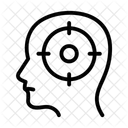 Focus Mode Concentration Shield Icon