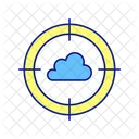 Data Focus Cloud Icon