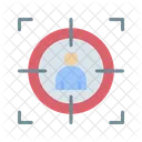 Focus On User Target Focus On Employee Icon