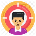 Focus User Focus Person Focus Patient Icône