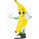 Banana fofa  Ícone