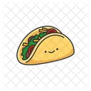 Taco fofo  Ícone