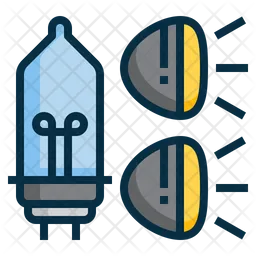 Fog Light Bulbs  Icon