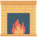 Fogão de sala  Ícone