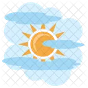 Foggy Day Sun Icon