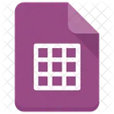 Foglio Excel File Foglio Icon