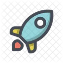 Foguete Startup Galaxia Icon