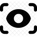 Fokusansicht Augenfokus Kameraansicht Symbol