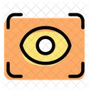 Fokusansicht Augenfokus Kameraansicht Symbol