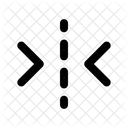 Fold Contract Horizontalarrow Navigation Navigate Icon
