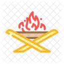 Foldable Fire Pit Icon