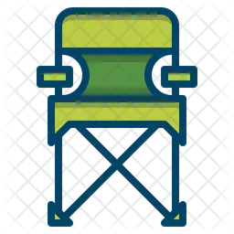 Folded Chair  Icon