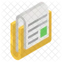 Text Document Writing Document Folded Document Icon