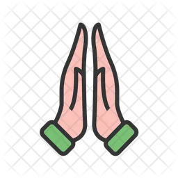 Folded Hands  Icon