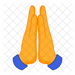 Folded hands  Icon