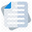 Folded Paper Document Doc Icon