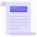 File Folded Paper Document Icon