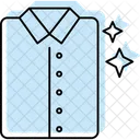 Folded Shirt Color Shadow Thinline Icon Icon