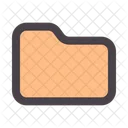 Folder Storage Office Material Icon