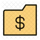 Folder Archive Dollar Icon