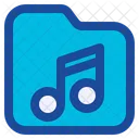 Folder Music Library Icon