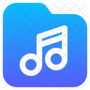 Folder Music Library Icon