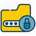 Folder Lock Protection Icon