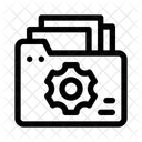 Folder Files And Folders Data Storage Icon