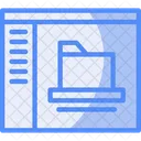 Folder Directory Binder Icon