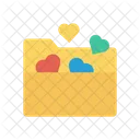 Folder Archive Romance Icon