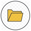 Folder Yellow Open Icon