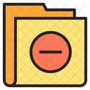 Delete Minus Folder Icon