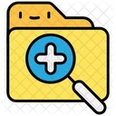Folder File Search Icon