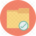 Folder Tick Data Storage Icon