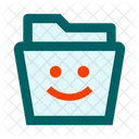 Folder Smile Icon