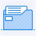 Folder Data Pocket Binder Icon