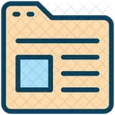 Folder Document Template Icon