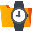 Folder Watch Time Icon