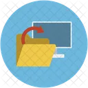 Folder Transfer Device Icon