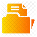 Folder Data Paper Icon