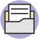 Folder Paper Data Icon