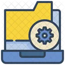 Folder Setting Gear Icon