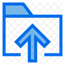 Folder Import Arrow Icon