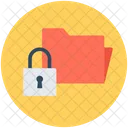 Folder Lock Safety Icon