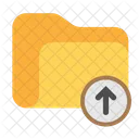 Folder Upload Arrow Icon
