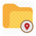 Folder Location Map Icon