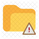 Folder Warning Data Icon