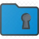 Folder Lock Protection Icon