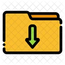 Folder Download Arrow Icon